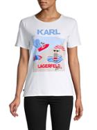 Karl Lagerfeld Paris Graphic Roundneck Tee