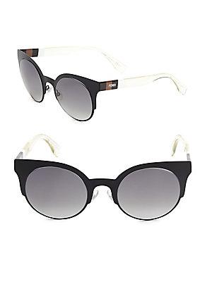 Fendi 50mm Logo-embellished Cat's Eye Sunglasses