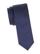 Hugo Embroidered Silk Slim Tie