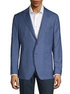 Saks Fifth Avenue Made In Italy Micro Check Blazer