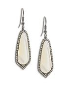 Saks Fifth Avenue Cubic Zirconia & Mother-of-pearl Drop Earrings