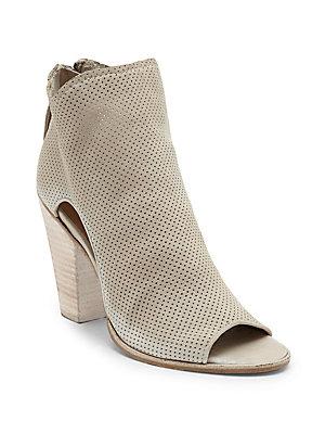 Dolce Vita Harem Open-toe Perforated Ankle Boots