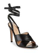 Gianvito Rossi Leather Ankle Strap Sandals