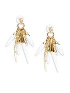 Alexis Bittar 10k Goldplated Brass & Swarovski Crystals Burst Drop Earrings