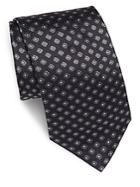 Brioni Woven Geometric-pattern Silk Tie