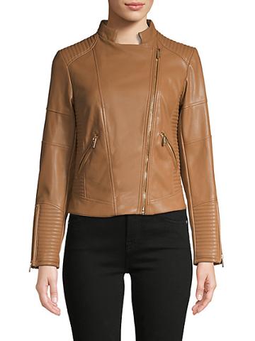Calvin Klein Asymmetrical Zip Moto Jacket