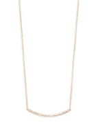 Casa Reale Diamond & 18k Yellow Gold Curved Bar Necklace