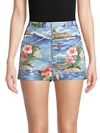 Le Superbe Ocean Park Sequin Embellished Shorts