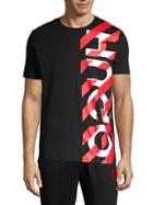 Hugo Boss Denxi Striped Graphic T-shirt