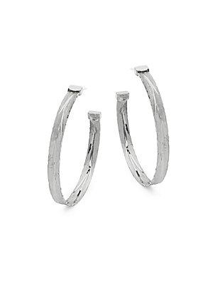 Roberto Coin Silver Hoop Earrings
