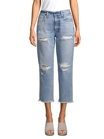 Ei8ht Dreams Cropped Distressed Jeans