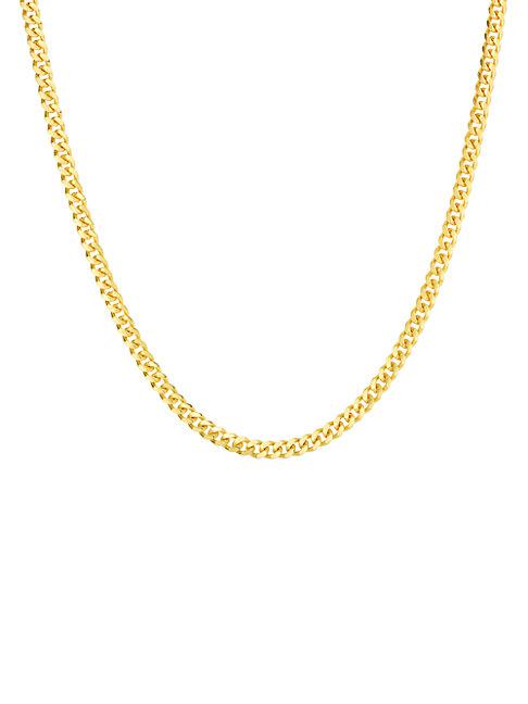 Chloe & Madison 18k Yellow Gold Plated & Sterling Silver Princess Necklace