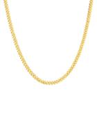 Chloe & Madison 18k Yellow Gold Plated & Sterling Silver Princess Necklace