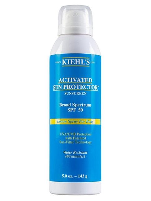 Kiehl's Since Activated Sun Protector Spray Lotion For Body Spf 50