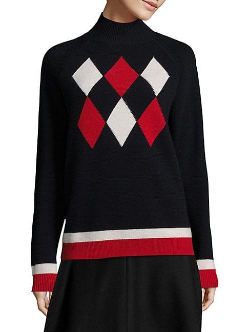 Moncler Maglione Argyle Sweater