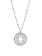 Alanna Bess White Topaz Star Pendant Necklace