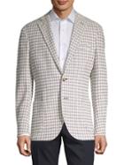 Eleventy Abstract Houndstooth Sport Jacket