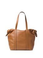 Michael Kors Knot Leather Zip Tote