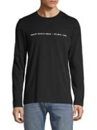 Helmut Lang Graphic Long-sleeve Cotton Tee