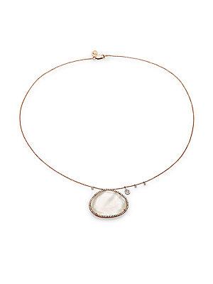 Meira T Diamond & 14k Gold Pendant Necklace