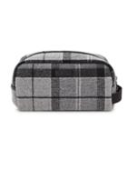 Barbour Plaid Wool-blend Pouch