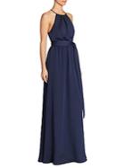 Halston Heritage Belted A-line Gown