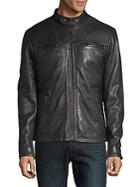 Superdry Leather Biker Jacket