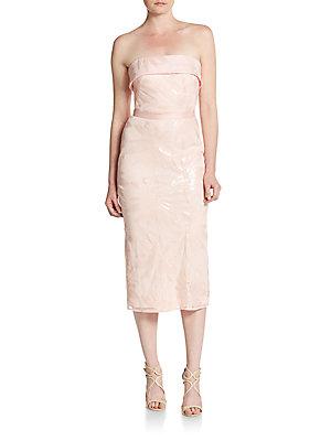 Js Collections Strapless Sequin Cocktail Dress