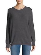 Cashmere Saks Fifth Avenue Cashmere Pullover With Zippers