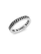 King Baby Studio Sterling Silver Textured Ring