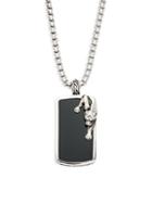 Effy Sterling Silver & Black Onyx Panther Pendant Necklace