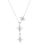 Eye Candy La Brittany Northstar Rhodium-plated & Crystal Pendant Necklace