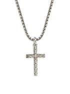 John Hardy Sterling Silver Cross Pendant Necklace