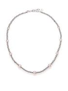 Majorica Blake 6mm-8mm White Pearl Beaded Necklace