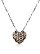 Le Vian Chocolatier Diamond & 14k White Gold Pendant Necklace