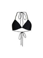 Jonathan Simkhai Chain Link Printed Triangle Bikini Top