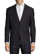 Yves Saint Laurent Textured Solid Wool Sportcoat
