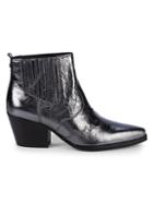 Sam Edelman Winona Distressed Metallic Leather Boots