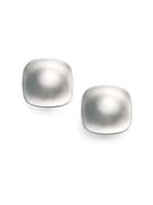 Saks Fifth Avenue Sterling Silver Cushion Stud Earrings