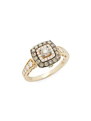 Le Vian 14k Yellow Gold Solitaire Ring