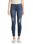 True Religion Distressed Ankle Jeans