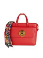 Love Moschino Logo-patch Faux Leather Satchel