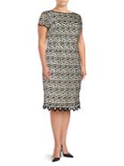 Adrianna Papell Plus Floral Lace Sheath Dress