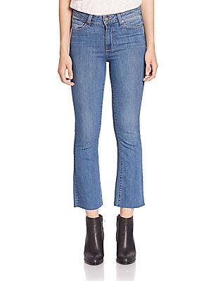 Paige Colette Cropped Flared Jeans
