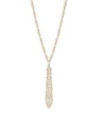 Adriana Orsini Crystal And 18k Rose Gold Pendant Necklace