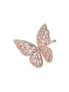 Eye Candy La Luxe Goldtone & Crystal Butterfly Ring