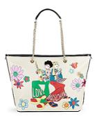 Love Moschino Printed Front Miscellaneous Tote