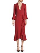 Michael Kors Rumba Printed Silk Wrap Dress