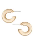 Ava & Aiden Flat Huggie Hoop Earrings