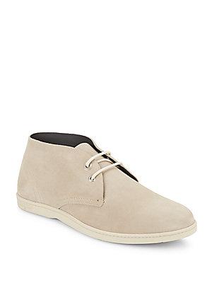 Salvatore Ferragamo Rico Suede Chukka Boots - Available In Extended Sizes
